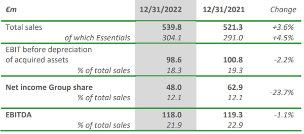 SUMMARY INCOME STATEMENT